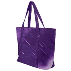 Meteors Zip Up Canvas Bag by bunart