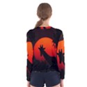 Giraffe Animal Africa Sunset Women s Long Sleeve Tee View2