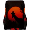 Giraffe Animal Africa Sunset Car Seat Velour Cushion  View2