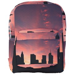 Skyline Panoramic City Architecture Full Print Backpack by Sudhe