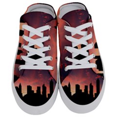 Skyline Panoramic City Architecture Half Slippers by Sudhe