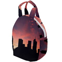 Skyline Panoramic City Architecture Travel Backpacks