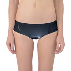 Skyline Night Star Sky Moon Sickle Classic Bikini Bottoms by Sudhe