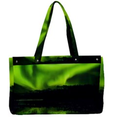 Aurora Borealis Northern Lights Sky Canvas Work Bag