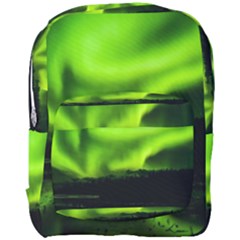 Aurora Borealis Northern Lights Sky Full Print Backpack by Sudhe