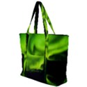 Aurora Borealis Northern Lights Sky Zip Up Canvas Bag View1