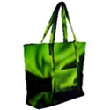 Aurora Borealis Northern Lights Sky Zip Up Canvas Bag View2