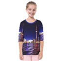 Toronto City Cn Tower Skydome Kids  Quarter Sleeve Raglan Tee View1