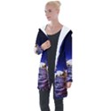 Toronto City Cn Tower Skydome Longline Hooded Cardigan View1