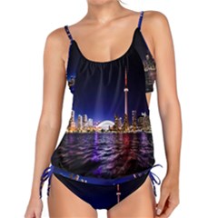 Toronto City Cn Tower Skydome Tankini Set by Sudhe