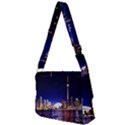 Toronto City Cn Tower Skydome Full Print Messenger Bag View2