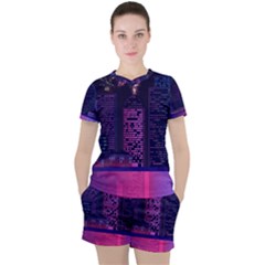 Architecture Home Skyscraper Women s Tee And Shorts Set