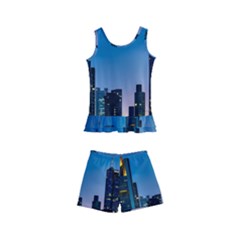 Frankfurt Germany Panorama City Kids  Boyleg Swimsuit