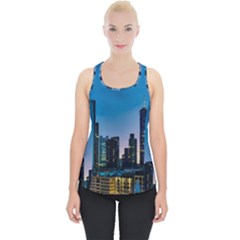 Frankfurt Germany Panorama City Piece Up Tank Top by Sudhe