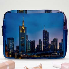 Frankfurt Germany Panorama City Make Up Pouch (large) by Sudhe