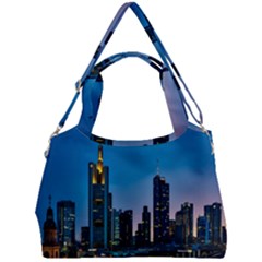 Frankfurt Germany Panorama City Double Compartment Shoulder Bag