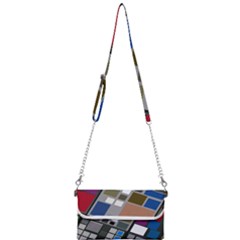 Abstract Composition Mini Crossbody Handbag by Sudhe