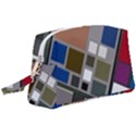 Abstract Composition Wristlet Pouch Bag (Large) View1