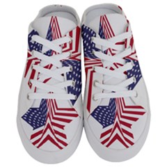 A Star With An American Flag Pattern Half Slippers by Sudhe