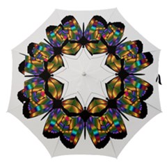 Abstract Animal Art Butterfly Straight Umbrellas by Sudhe