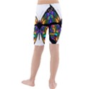 Abstract Animal Art Butterfly Kids  Mid Length Swim Shorts View2