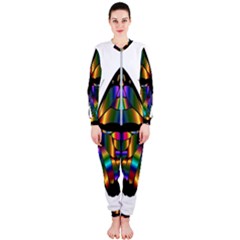 Abstract Animal Art Butterfly Onepiece Jumpsuit (ladies)  by Sudhe