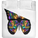 Abstract Animal Art Butterfly Duvet Cover (King Size) View1