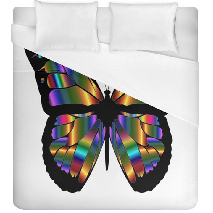 Abstract Animal Art Butterfly Duvet Cover (King Size)