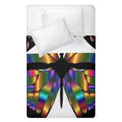 Abstract Animal Art Butterfly Duvet Cover Double Side (single Size) by Sudhe