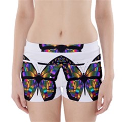 Abstract Animal Art Butterfly Boyleg Bikini Wrap Bottoms by Sudhe