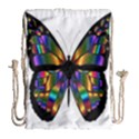 Abstract Animal Art Butterfly Drawstring Bag (Large) View2