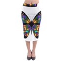 Abstract Animal Art Butterfly Midi Pencil Skirt View1