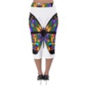 Abstract Animal Art Butterfly Midi Pencil Skirt View2