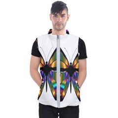 Abstract Animal Art Butterfly Men s Puffer Vest by Sudhe