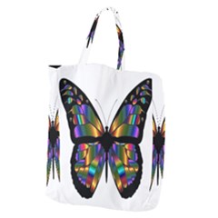 Abstract Animal Art Butterfly Giant Grocery Tote by Sudhe