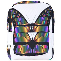 Abstract Animal Art Butterfly Full Print Backpack by Sudhe