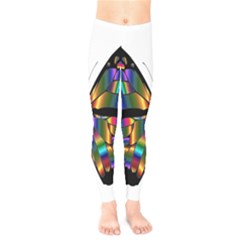 Abstract Animal Art Butterfly Kids  Legging by Sudhe