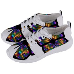 Abstract Animal Art Butterfly Men s Lightweight Sports Shoes by Sudhe