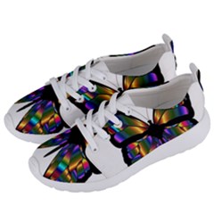 Abstract Animal Art Butterfly Women s Lightweight Sports Shoes by Sudhe