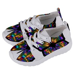 Abstract Animal Art Butterfly Kids  Lightweight Sports Shoes by Sudhe