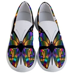 Abstract Animal Art Butterfly Women s Lightweight Slip Ons by Sudhe