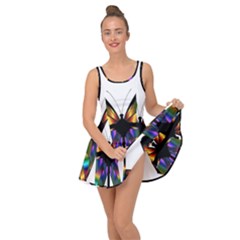 Abstract Animal Art Butterfly Inside Out Casual Dress by Sudhe