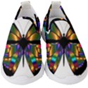 Abstract Animal Art Butterfly Kids  Slip On Sneakers View1