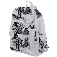 Apollo Moon Landing Nasa Usa Top Flap Backpack