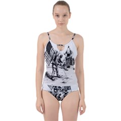 Apollo Moon Landing Nasa Usa Cut Out Top Tankini Set by Sudhe