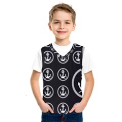 Anchor Pattern Kids  Sportswear by Sudhe