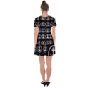 Anchor Pattern Drop Hem Mini Chiffon Dress View2