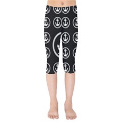 Anchor Pattern Kids  Capri Leggings  by Sudhe