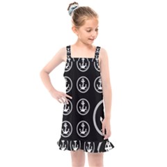 Anchor Pattern Kids  Overall Dress by Sudhe