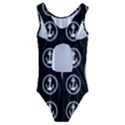 Anchor Pattern Kids  Cut-Out Back One Piece Swimsuit View2